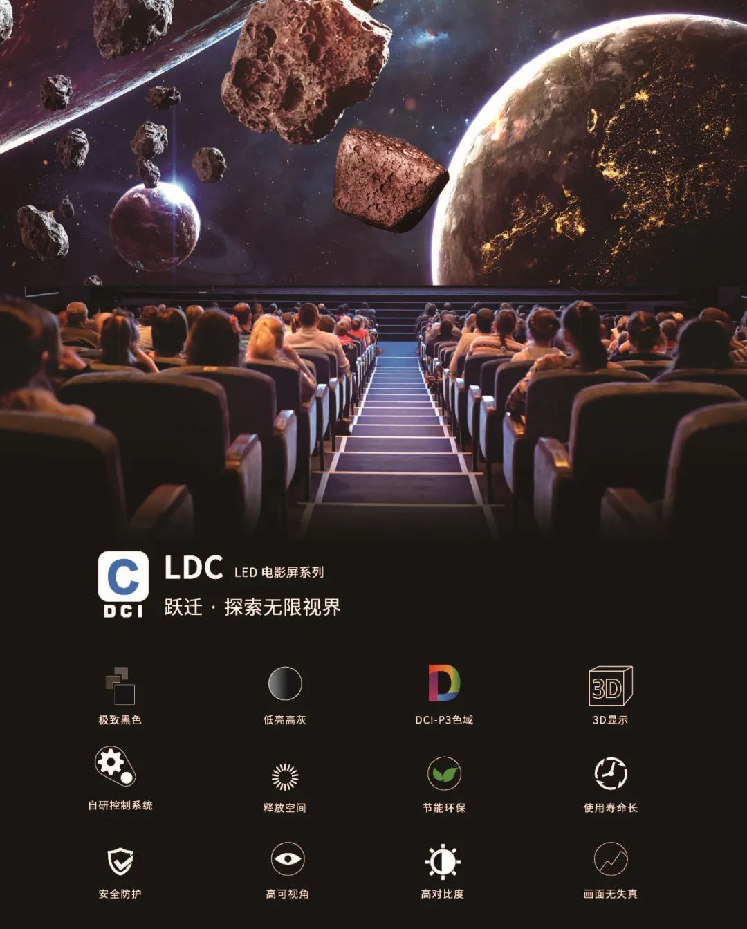 “自研+合作”全面开花，EVO视讯官方网站成业内LED电影屏通过DCI认证最多企业